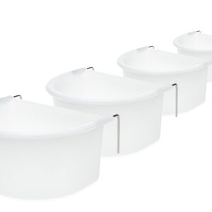 Karmidełka półokrągłe białe 7/9/10/11 cm