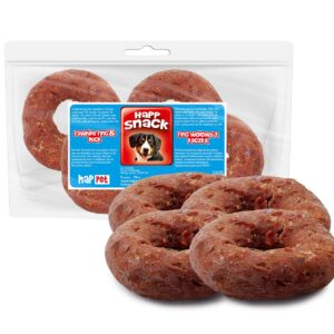 Ring wołowy z kaczką Happet GM86 4 szt.