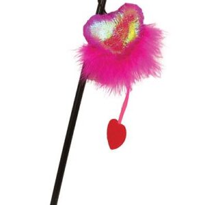 K025 zabawka wędka serce 47cm