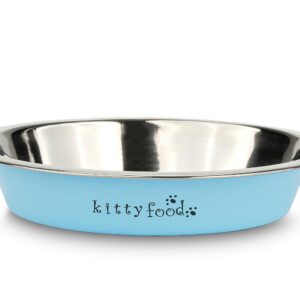 Miska dla kota Happet M130 niebieska 15cm