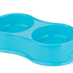 Miska plastikowa podw. Happet 2x0.16l niebieska