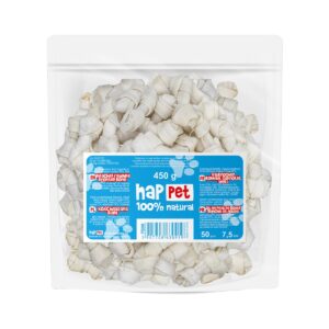 Kość wiązana Happet PB08 biała 7,5cm 50szt.