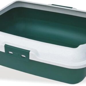 Kuweta KItty Happet z wysoką ramką czerwona