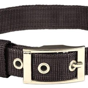 Obroża podwójna Happet SF24 czarna 2.5cm