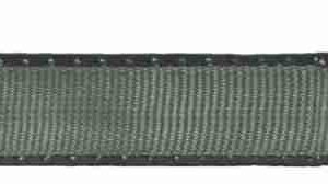 Smycz gładka Happet SH13 zielono-czarna 2cm