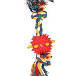 Zabawka sznurek Happet  Z555 czerwony jeż 30cm