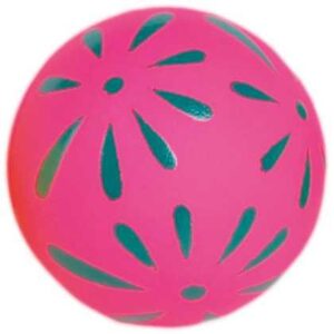 Zabawka piłka kwiatki Happet 57mm różowa