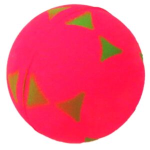 Zabawka piłka trójkąty Happet 57mm różowa