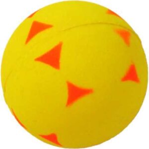 Zabawka piłka trójkąty Happet 57mm żółta