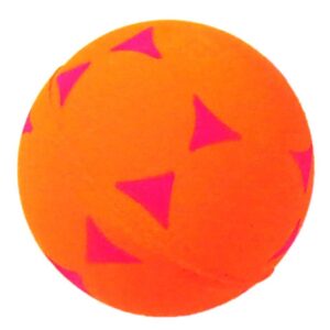 Zabawka piłka trójkąty Happet 57mm pomarańczowa