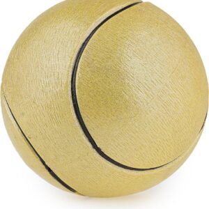 Piłka tenis Happet Z782 90mm żółta brokat