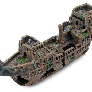 Ozdoba akwariowa Happet R155 statek szyba 24 cm