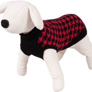 Sweterek dla psa Happet 48XL czerwono-czarny 40cm