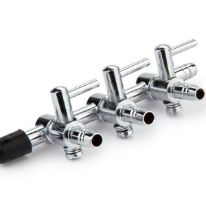 Rozdzielacz metalowy z zaworkami 3 wyjścia Happet 1 szt.