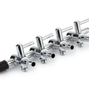 Rozdzielacz metalowy z zaworkami 4 wyjścia Happet 1 szt.