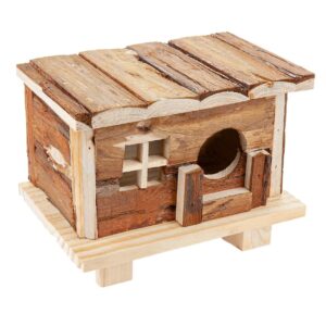 Domek dla chomika, drewniany 18cm