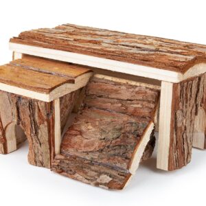 Domek dla chomika, drewniany 19cm