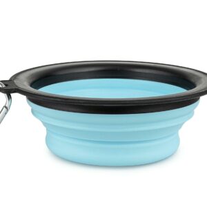 Miska składana podróżna niebieska M198