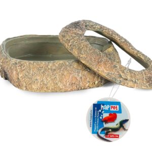 R166 miska z pokrywą terrarium