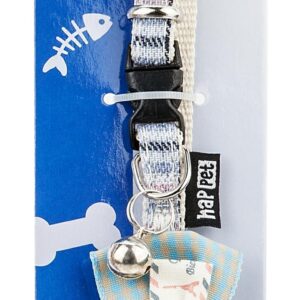 Obroża z kokardką - niebieska (Z-JD03JJ)