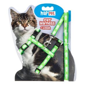 Szelki dla kota - zielone