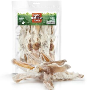 Królik uszy z futrem 100% naturalne, 80g