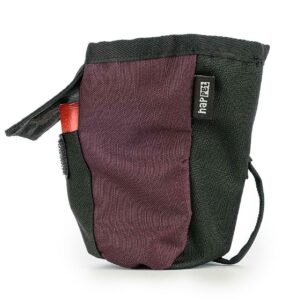 Saszetka 2w1 przysmaki & worki na odchody burgundowa