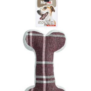 Z881 materiałowa kość S czerwona krata