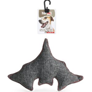 Z891 materiałowy gacek ciemny szary 25cm