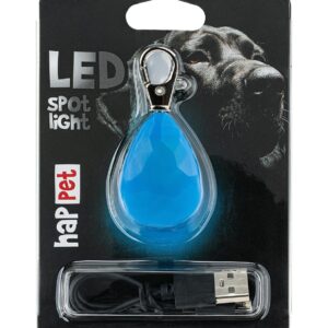 Zawieszka LED niebieski diament