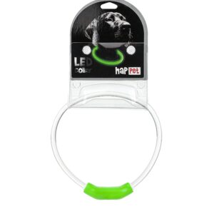 Obroża LED zielona S 40cm