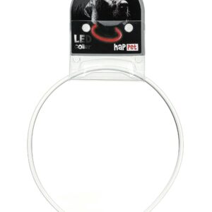 Obroża LED czerwona M 55cm