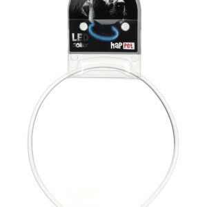 Obroża LED niebieska M 55cm