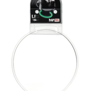 Obroża LED zielona M 55cm