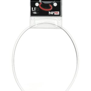 Obroża LED czerwona L 70cm