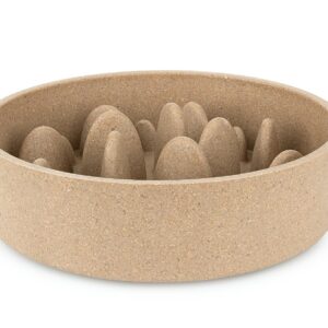 Miska bambusowa spowalniająca beżowa