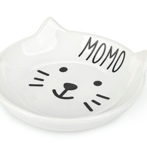 Miska ceramiczna dla kota 13cm biała