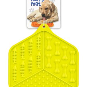 Mata do lizania 18,5x15,5cm żółta