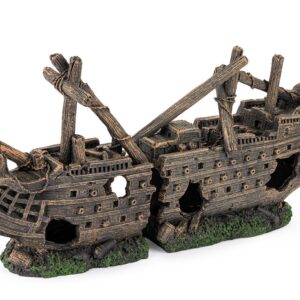 R198 ozdoba akwariowa statek wrak