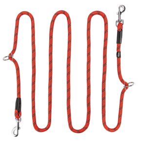 Smycz regulowana linka S czerwona 3m/0,8cm