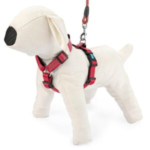 Szelki regulowane Soft Style L czerwone