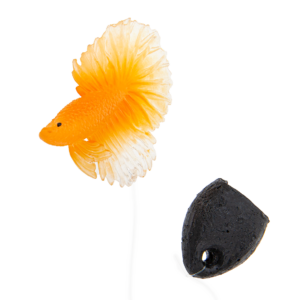 Ozdoba bojownik Happet 015A pomarańczowy 5 cm