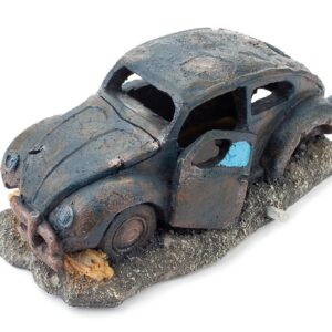 R039 ozdoba akwariowa auto wrak 18 cm