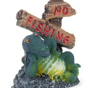 Ozdoba akwariowa Happet R058 krokodyl 6,5 cm