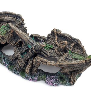 Ozdoba akwariowa Happet R091 statek wrak 18 cm