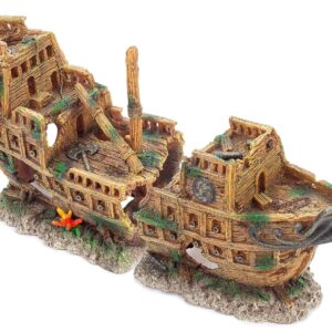Ozdoba akwariowa Happet R099 statek wrak 55,5 cm