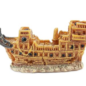 Ozdoba akwariowa Happet R103 statek wrak 6,5 cm