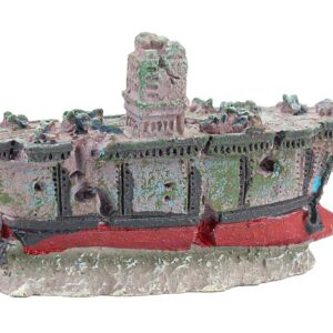 Ozdoba akwariowa Happet R105 statek wrak 6,5 cm