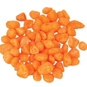 Żwirek do akwarium Happet fluor pomarańczowy 0.7cm, 0.5kg