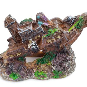 Ozdoba akwariowa Happet 409E okręt 10 cm